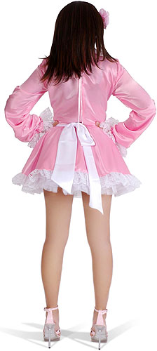 satin french maid (long sleeves, high neck) 11