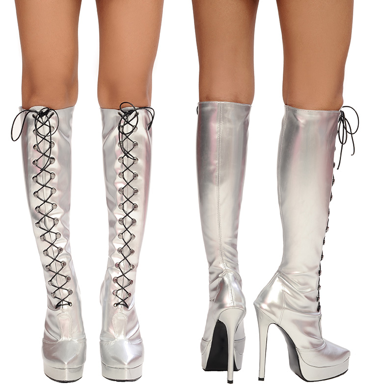 cicily silver boots bot008 7