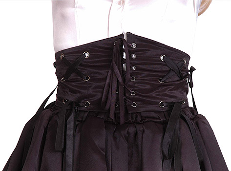 satin corset skirt 4